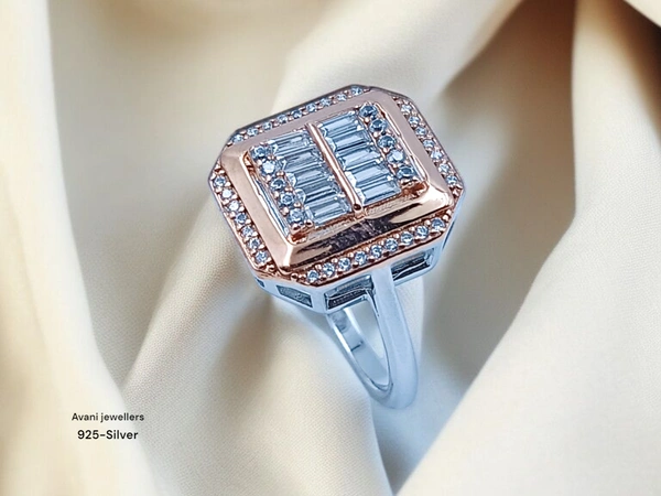 Avani Jewellers Silver Ladies Fancy Ring - 4.65, 18