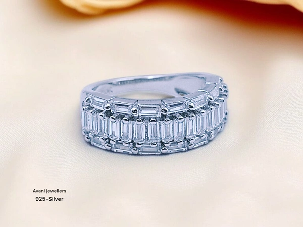Avani Jewellers Silver Ladies Fancy Ring - 4.45, 12