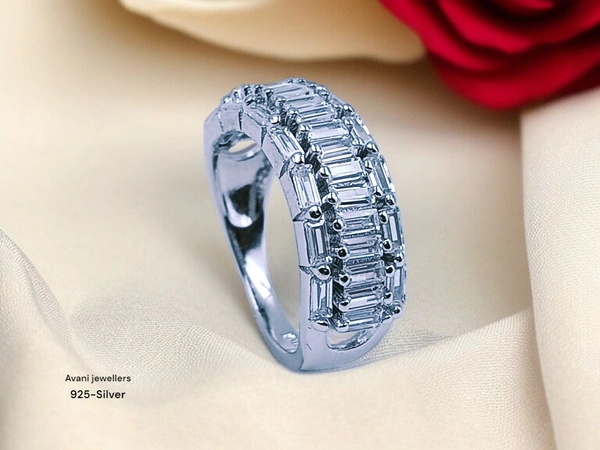 Avani Jewellers Silver Ladies Fancy Ring - 4.45, 12