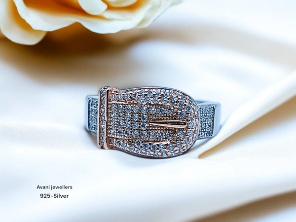 Avani Jewellers Silver Ladies Fancy Ring - 3.26, 12