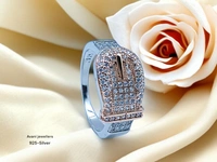 Avani Jewellers Silver Ladies Fancy Ring - 3.26, 12