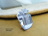 Avani Jewellers Silver Ladies Fancy Ring - 4.59, 12