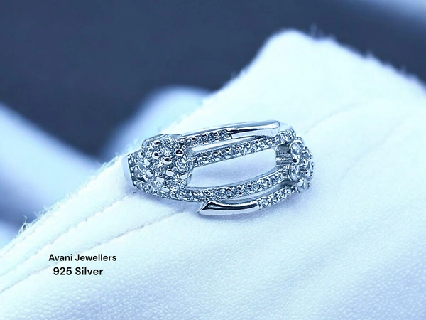 Avani Jewellers Silver Ladies Fancy Ring - 3.46, 12
