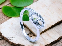Avani Jewellers Silver Ladies Fancy Ring - 1.76, 18
