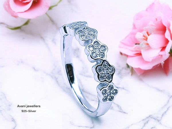 Avani Jewellers Silver Ladies Fancy Ring - 2.83, 18