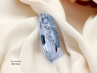 Avani Jewellers Silver Ladies Fancy Ring - 2.51, 12
