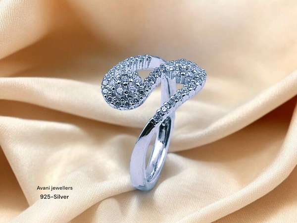 Avani Jewellers Silver Ladies Fancy Ring - 2.67, 13