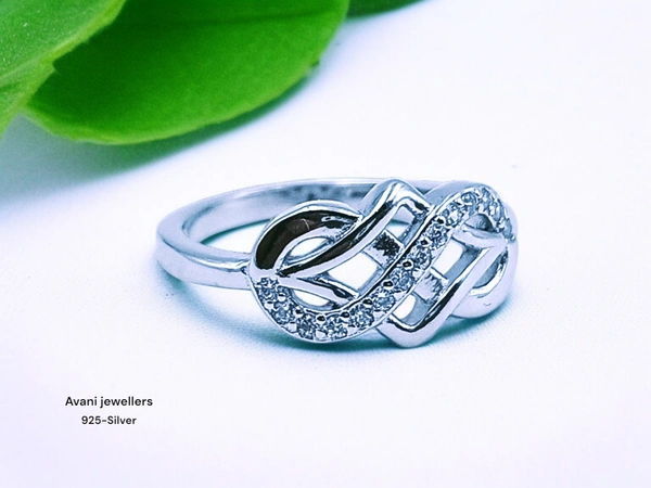 Avani Jewellers Silver Ladies Fancy Ring - 2.36, 12
