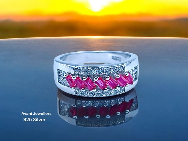 Avani Jewellers Silver Ladies Fancy Ring - 3.24, 9