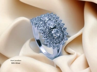 Avani Jewellers Silver Ladies Fancy Ring - 3.7, 12