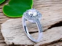 Avani Jewellers Silver Ladies Fancy Ring - 3.06, 9