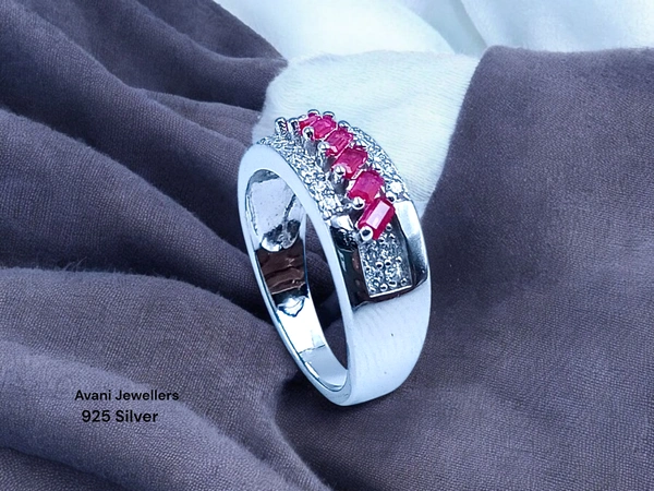 Avani Jewellers Silver Ladies Fancy Ring - 3.24, 9