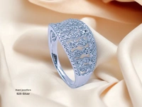 Avani Jewellers Silver Ladies Fancy Ring - 3.71, 17