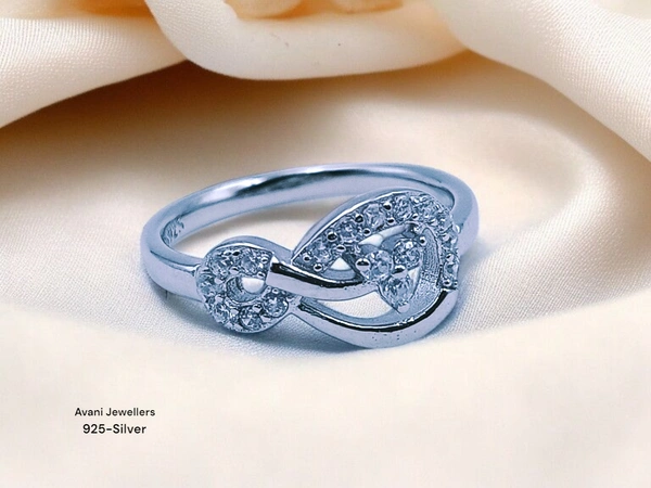 Avani Jewellers Silver Ladies Fancy Ring - 2.47, 14