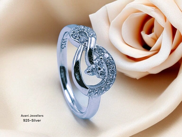 Avani Jewellers Silver Ladies Fancy Ring - 2.47, 14