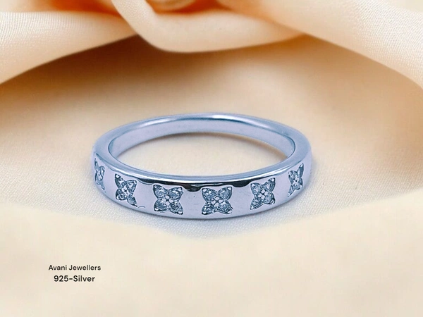 Avani Jewellers Silver Ladies Fancy Ring - 2.87, 18