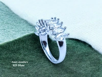 Avani Jewellers Silver Ladies Fancy Ring - 3.45, 13