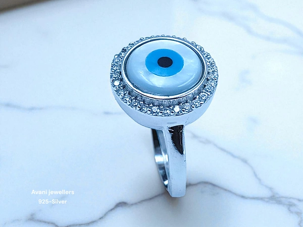 Avani Jewellers Silver Ladies Fancy Ring - 3.96, 14