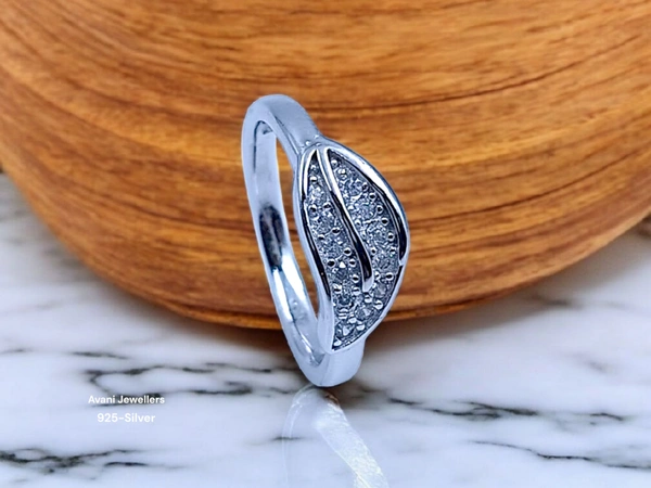 Avani Jewellers Silver Ladies Fancy Ring - 2.2, 9