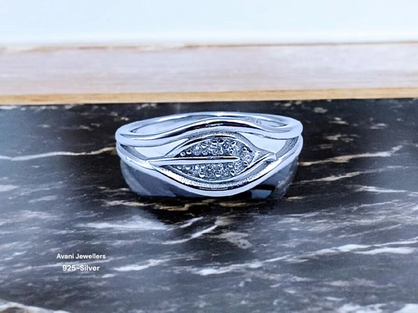 Avani Jewellers Silver Ladies Fancy Ring - 2.14, 9