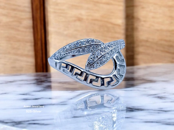 Avani Jewellers Silver Ladies Fancy Ring - 2.75, 13