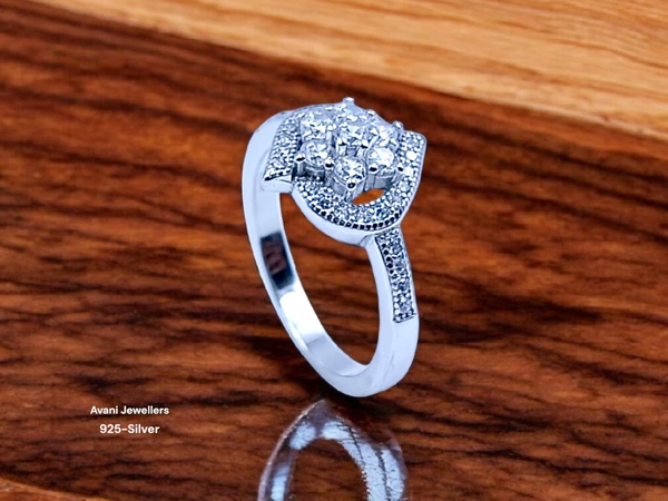 Avani Jewellers Silver Ladies Fancy Ring - 3.71, 18