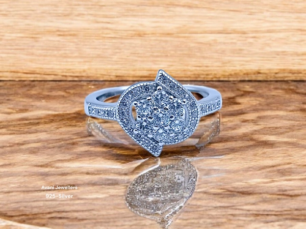 Avani Jewellers Silver Ladies Fancy Ring - 3.71, 18