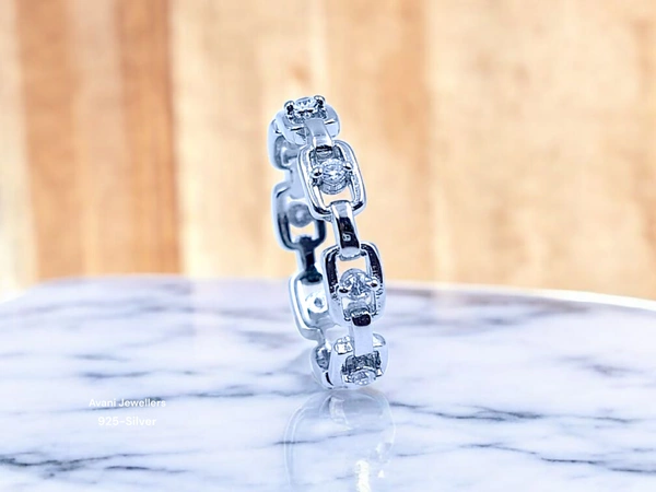 Avani Jewellers Silver Ladies Fancy Ring - 2.14, 13