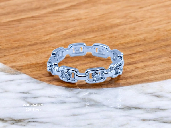 Avani Jewellers Silver Ladies Fancy Ring - 2.14, 13