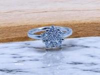Avani Jewellers Silver Ladies Fancy Ring - 2.03, 9