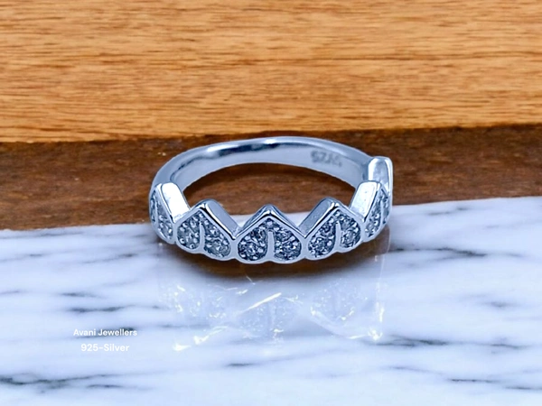 Avani Jewellers Silver Ladies Fancy Ring - 2.47, 9