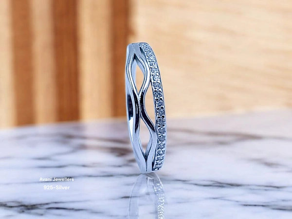 Avani Jewellers Silver Ladies Fancy Ring - 2.27, 17