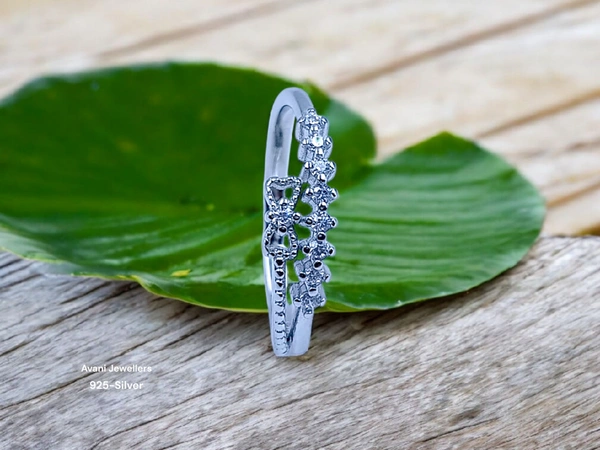 Avani Jewellers Silver Ladies Fancy Ring - 1.64, 14