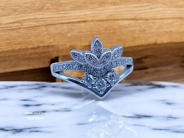 Avani Jewellers Silver Ladies Fancy Ring - 3.11, 13