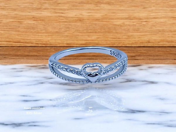 Avani Jewellers Silver Ladies Fancy Ring - 1.64, 12