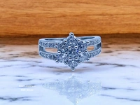 Avani Jewellers Silver Ladies Fancy Ring - 3.37, 9