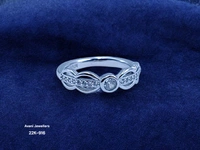 Avani Jewellers Silver Ladies Fancy Ring - 2.3, 9