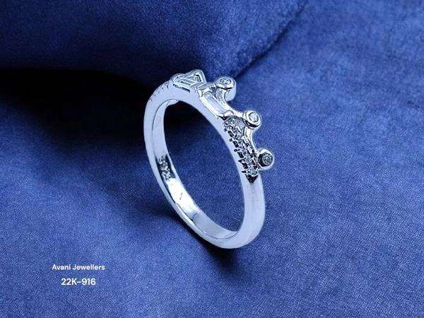 Avani Jewellers Silver Ladies Fancy Ring - 1.95, 9