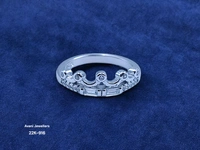 Avani Jewellers Silver Ladies Fancy Ring - 1.95, 9