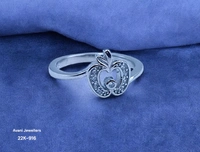 Avani Jewellers Silver Ladies Fancy Ring - 2.01, 9