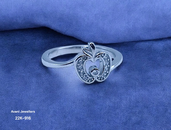 Avani Jewellers Silver Ladies Fancy Ring - 2.01, 9