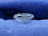 Avani Jewellers Silver Ladies Fancy Ring - 2.65, 15