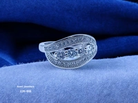 Avani Jewellers Silver Ladies Fancy Ring - 3.59, 14