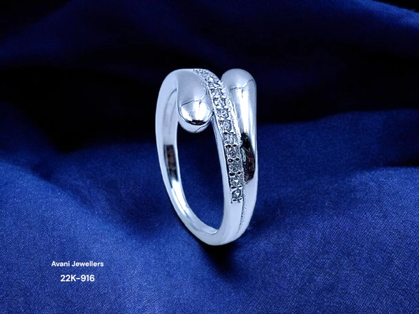 Avani Jewellers Silver Ladies Fancy Ring - 2.83, 8