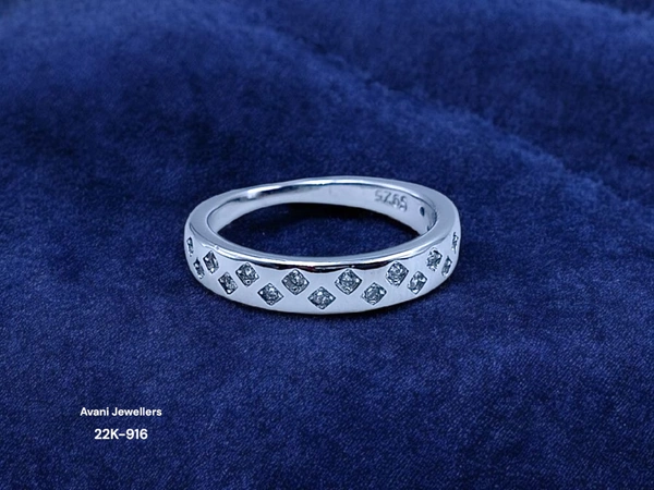 Avani Jewellers Silver Ladies Fancy Ring - 2.52, 9