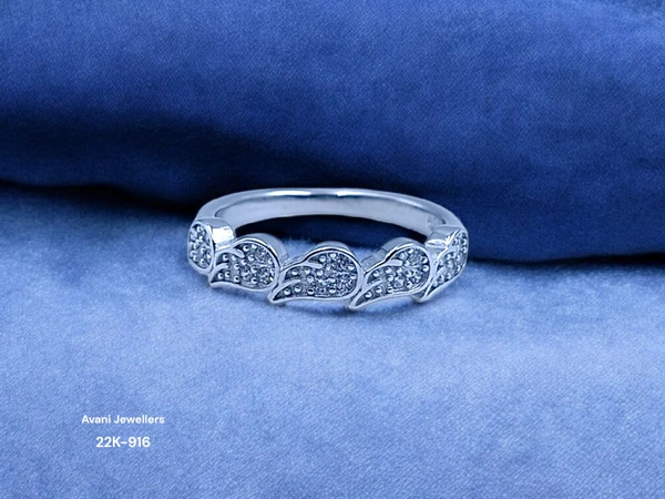 Avani Jewellers Silver Ladies Fancy Ring - 2.49, 12