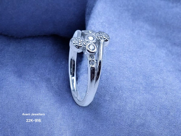 Avani Jewellers Silver Ladies Fancy Ring - 2.66, 12