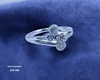 Avani Jewellers Silver Ladies Fancy Ring - 2.66, 12