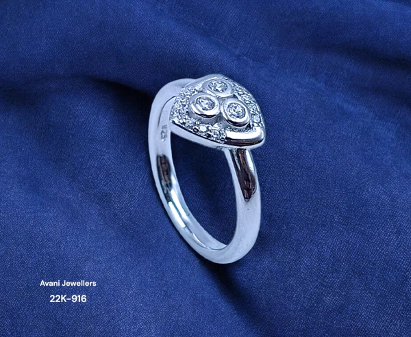 Avani Jewellers Silver Ladies Fancy Ring - 2.53, 9