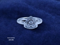 Avani Jewellers Silver Ladies Fancy Ring - 2.53, 9